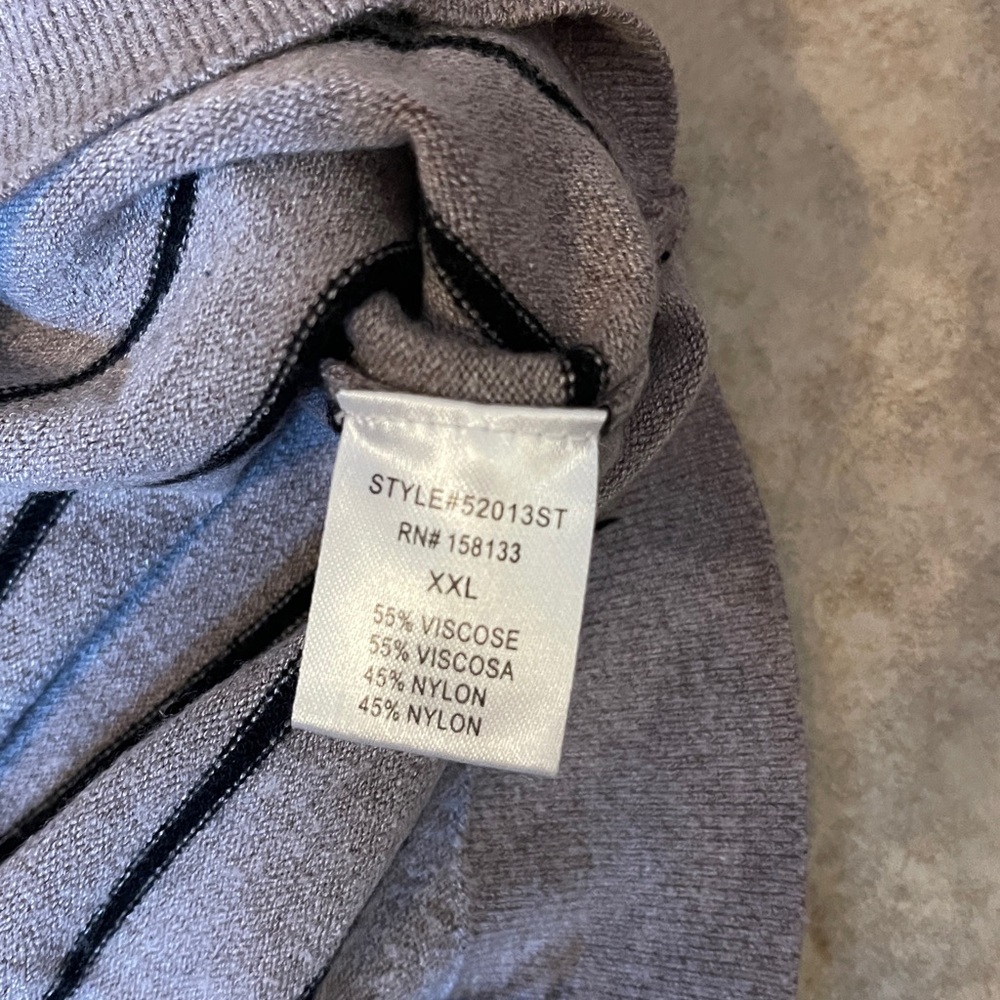 Pink Clover Sweater | Tan with black stripes XXL - Picture 4 of 9
